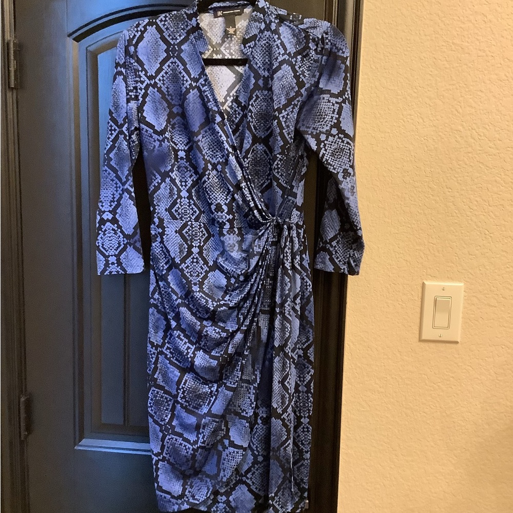 INC Faux Wrap Dress